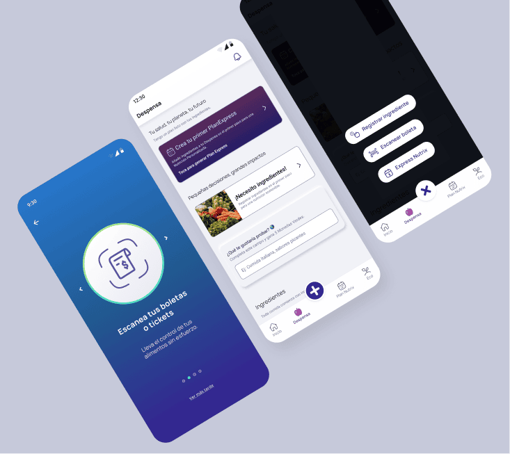 App EcoNutrix Mockup